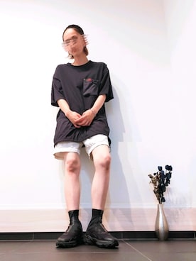 「ショット」｜「アイテム（スニーカー）」を使った、shiiiisukeさん（レディース・163cm）の夏コーディネート
