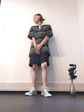 「アイテム（ブレスレット）」を使った、shiiiisukeさん（レディース・163cm・30代）の夏コーディネート