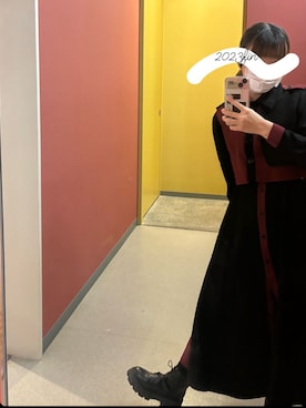 「アイテム（ワンピース/ドレス）」を使った、Karin Tanioさん（レディース・159cm・20代）の秋コーディネート