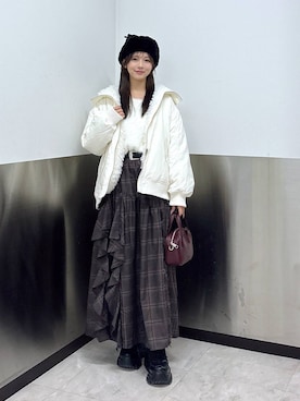 「アイテム（ブルゾン）」を使った、Nanaさん（レディース・157cm・20代）の秋コーディネート