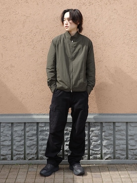 「Alpha Industries（アルファインダストリーズ）のアイテム」を使った、MASAKI SAITOさん（メンズ・180cm）の春コーディネート