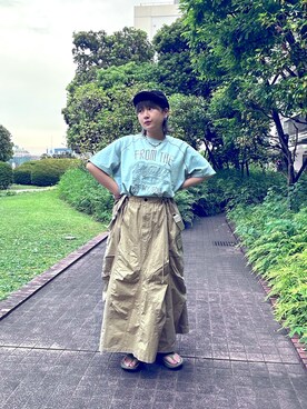 yotsupiyoさん（レディース・153cm）の夏コーディネート