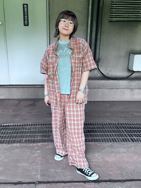 yotsupiyoさん（レディース・153cm）の夏コーディネート