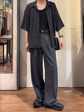 「tk.TAKEO KIKUCHI（ティーケータケオキクチ）のアイテム」を使った、Nさん（メンズ・175cm）の夏コーディネート