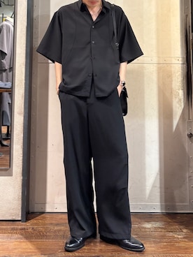 「tk.TAKEO KIKUCHI（ティーケータケオキクチ）のアイテム（トップス）」を使った、Nさん（メンズ・175cm）の夏コーディネート