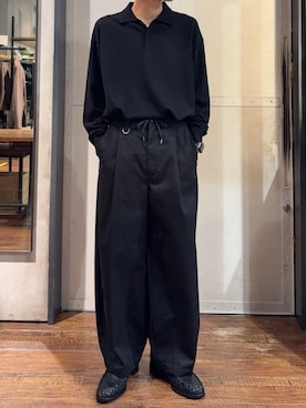 「tk.TAKEO KIKUCHI（ティーケータケオキクチ）のアイテム（シューズ）」を使った、Nさん（メンズ・175cm）の秋コーディネート
