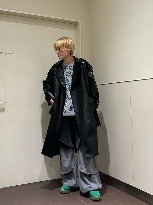 ビッグシルエットトレンチコート