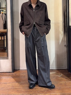 「tk.TAKEO KIKUCHI（ティーケータケオキクチ）のアイテム」を使った、Nさん（メンズ・175cm）の秋コーディネート