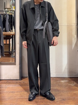 「tk.TAKEO KIKUCHI（ティーケータケオキクチ）のアイテム」を使った、Nさん（メンズ・175cm）の秋コーディネート