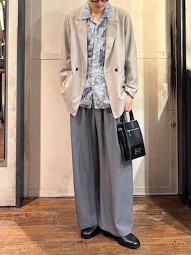 「tk.TAKEO KIKUCHI（ティーケータケオキクチ）のアイテム（バッグ）」を使った、hiromuさん（メンズ・175cm）の春コーディネート