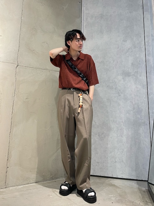 ルーズテーパードスラックス