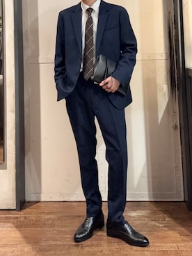 「tk.TAKEO KIKUCHI（ティーケータケオキクチ）のアイテム（バッグ）」を使った、hiromuさん（メンズ・175cm）の春コーディネート