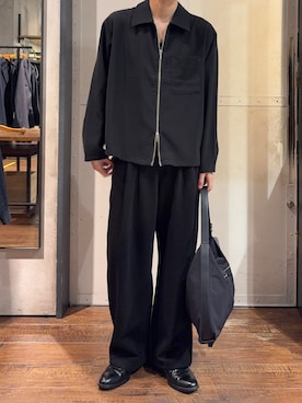 「tk.TAKEO KIKUCHI（ティーケータケオキクチ）のアイテム（バッグ）」を使った、Nさん（メンズ・175cm）の秋コーディネート