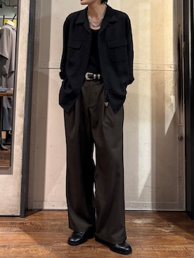 「tk.TAKEO KIKUCHI（ティーケータケオキクチ）のアイテム（シューズ）」を使った、Nさん（メンズ・175cm）の夏コーディネート