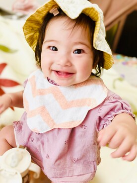 「アイテム（ハット）」を使った、さえぴよちゃんさん（キッズ・70cm）の夏コーディネート