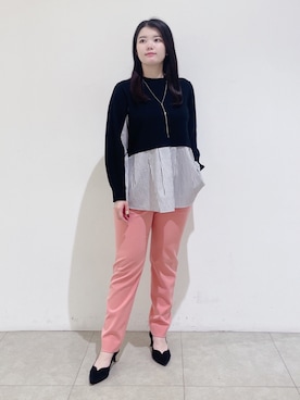 「153cm」｜「アイテム（その他）」を使った、emikaさん（レディース・153cm）の秋コーディネート