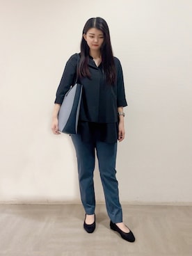 「レイヤード風」｜「アイテム（その他）」を使った、emikaさん（レディース・153cm）の夏コーディネート