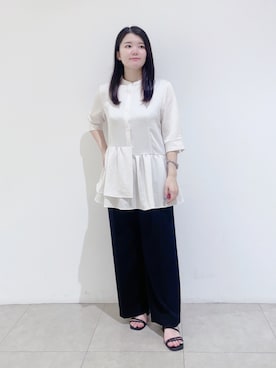 「153cm」｜「アイテム（その他）」を使った、emikaさん（レディース・153cm）の夏コーディネート