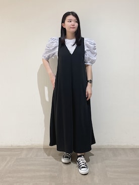 「セットアイテム」｜「アイテム（その他）」を使った、emikaさん（レディース・153cm）の春コーディネート