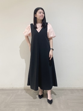 「セットアイテム」｜「アイテム（その他）」を使った、emikaさん（レディース・153cm）の春コーディネート