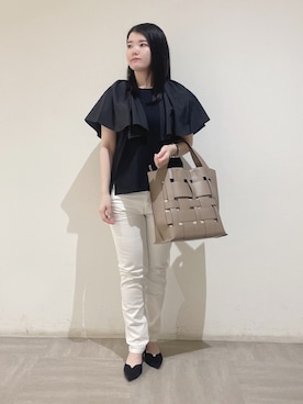 「153cm」｜「アイテム（その他）」を使った、emikaさん（レディース・153cm）の春コーディネート