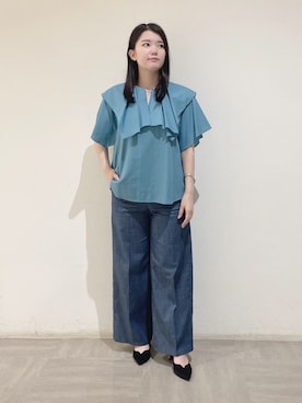 「153cm」｜「アイテム（その他）」を使った、emikaさん（レディース・153cm）の夏コーディネート