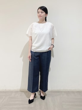 「153cm」｜「アイテム（その他）」を使った、emikaさん（レディース・153cm）の夏コーディネート