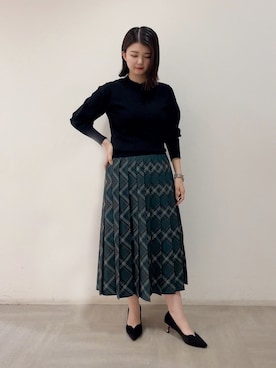 「インディヴィ」｜「アイテム（セットアップ）」を使った、emikaさん（レディース・153cm）の夏コーディネート