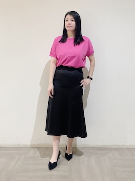 「153cm」｜「アイテム（その他）」を使った、emikaさん（レディース・153cm）の春コーディネート