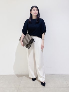 「153cm」｜「アイテム（その他）」を使った、emikaさん（レディース・153cm）の夏コーディネート