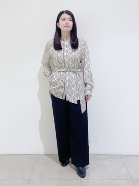 「シック」｜「アイテム（その他）」を使った、emikaさん（レディース・153cm）の秋コーディネート