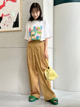 「caban」｜Ono_TOMORROWLANDさん（レディース・159cm）の夏コーディネート