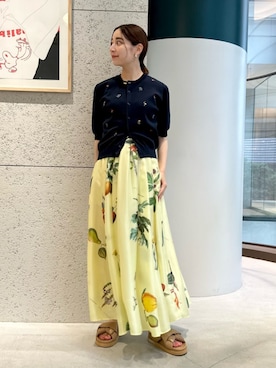 「caban（キャバン）のアイテム」を使った、Ono_TOMORROWLANDさん（レディース・159cm）の夏コーディネート