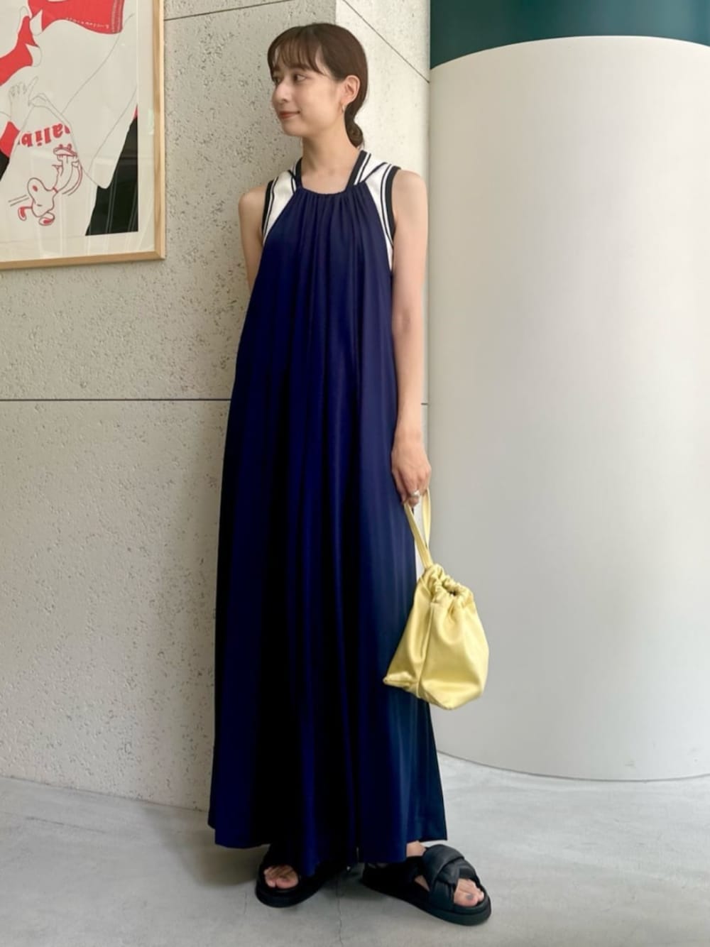 【定価3万円】キャバン CABaN コットンカシミヤリブ ノースリーブ caban（キャバン）の「CABaN コットンカシミヤリブ ノースリーブ