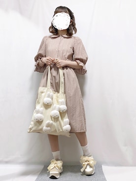 「レベッカブティック」｜🍨さん（レディース・155cm）の春コーディネート