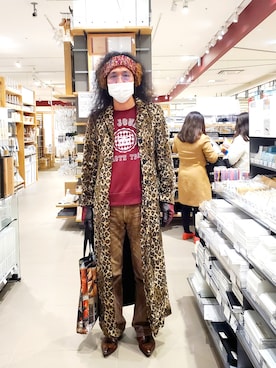 「アイテム（ダウンジャケット/コート）」を使った、ワッケーさん（メンズ・174cm）の冬コーディネート