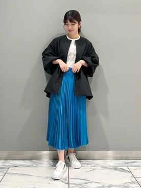「袖ボリューム」｜「アイテム（その他）」を使った、Mayuさん（レディース・162cm）の秋コーディネート