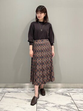 「セットアップコーデ」｜「アイテム（その他）」を使った、Mayuさん（レディース・162cm）の秋コーディネート