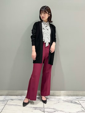 「162cm」｜「アイテム（その他）」を使った、Mayuさん（レディース・162cm）の秋コーディネート