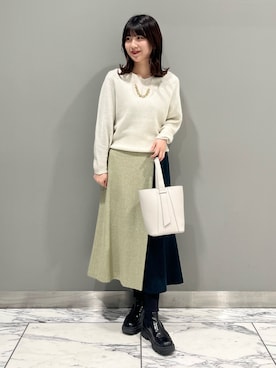 「162cm」｜「アイテム（その他）」を使った、Mayuさん（レディース・162cm）の冬コーディネート