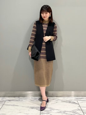 「162cm」｜「アイテム（その他）」を使った、Mayuさん（レディース・162cm）の秋コーディネート