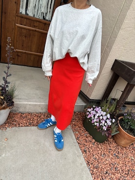 「coca（coca）（コカ）のアイテム（トップス）」を使った、GANZさん（レディース・150cm）の春コーディネート