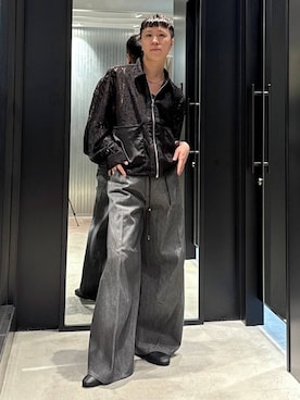 「アイテム（バレエシューズ）」を使った、taigawedさん（メンズ・174cm・20代）の夏コーディネート