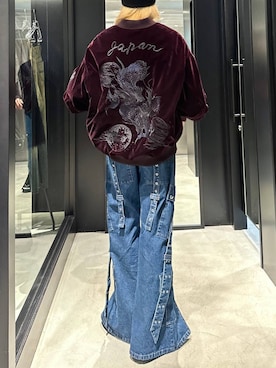 「アイテム（ブルゾン）」を使った、taigawedさん（メンズ・174cm・20代）の秋コーディネート