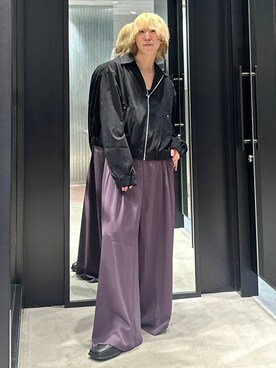 「アイテム（ブルゾン）」を使った、taigawedさん（メンズ・174cm・20代）の夏コーディネート