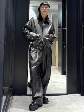 「HARE（ハレ）のアイテム（ブルゾン）」を使った、taigawedさん（メンズ・174cm）の秋コーディネート