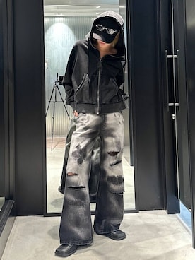 「HARE（ハレ）のアイテム（帽子）」を使った、taigawedさん（メンズ・174cm）の秋コーディネート