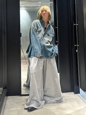「高見え」｜「アイテム（スウェットパンツ）」を使った、taigawedさん（メンズ・174cm）の夏コーディネート