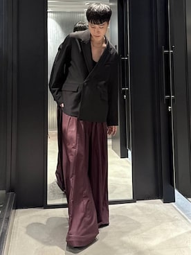 「HARE（ハレ）のアイテム（その他パンツ）」を使った、taigawedさん（メンズ・174cm・20代）の秋コーディネート
