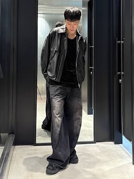 「アイテム（ブルゾン）」を使った、taigawedさん（メンズ・174cm・20代）の夏コーディネート